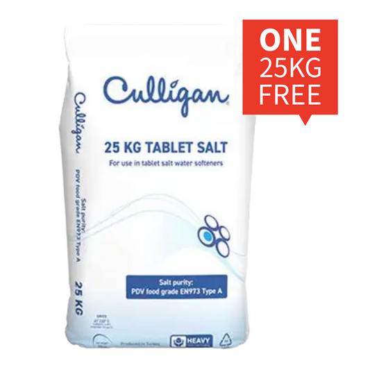 Culligan Tablets 25kg x 5 Bags + 25kg bag FREE